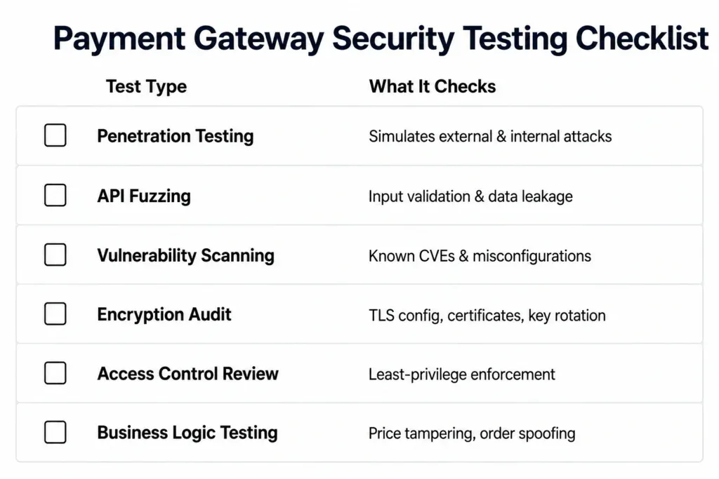 Payment Gateway Security