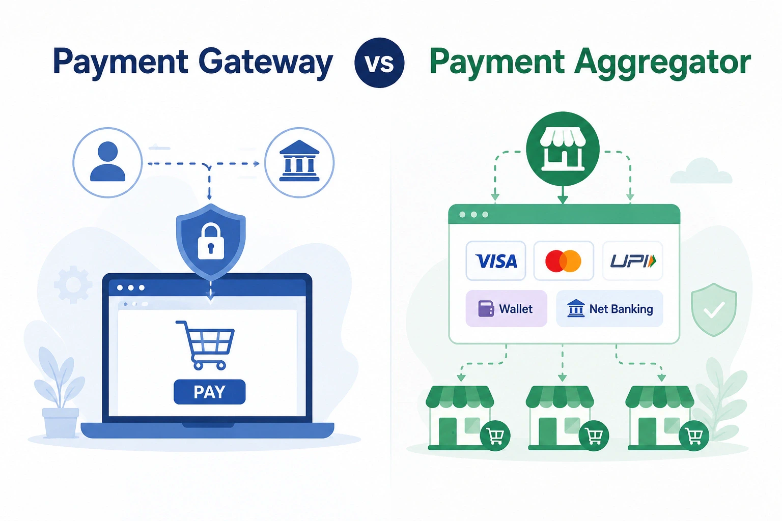 payment gateway vs payment aggregator